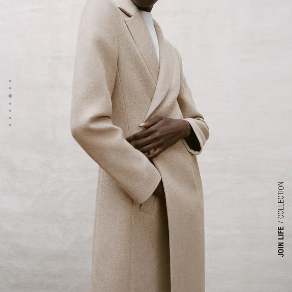 SOLD Wool blend tailored coat